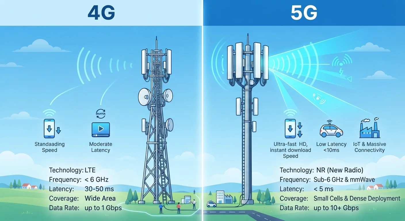 4G LTE and 5G: What Actually Separates Them