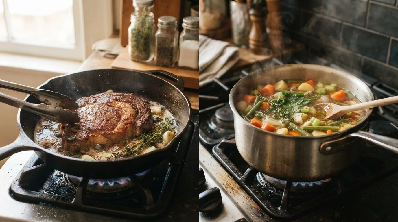 Dry Heat vs. Moist Heat: The Two Families of Cooking Methods