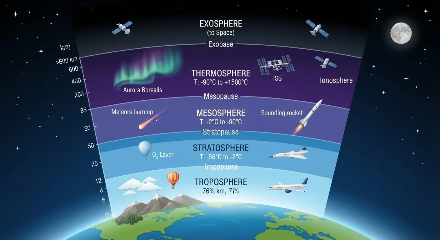 Earth's Atmosphere, Layer by Layer