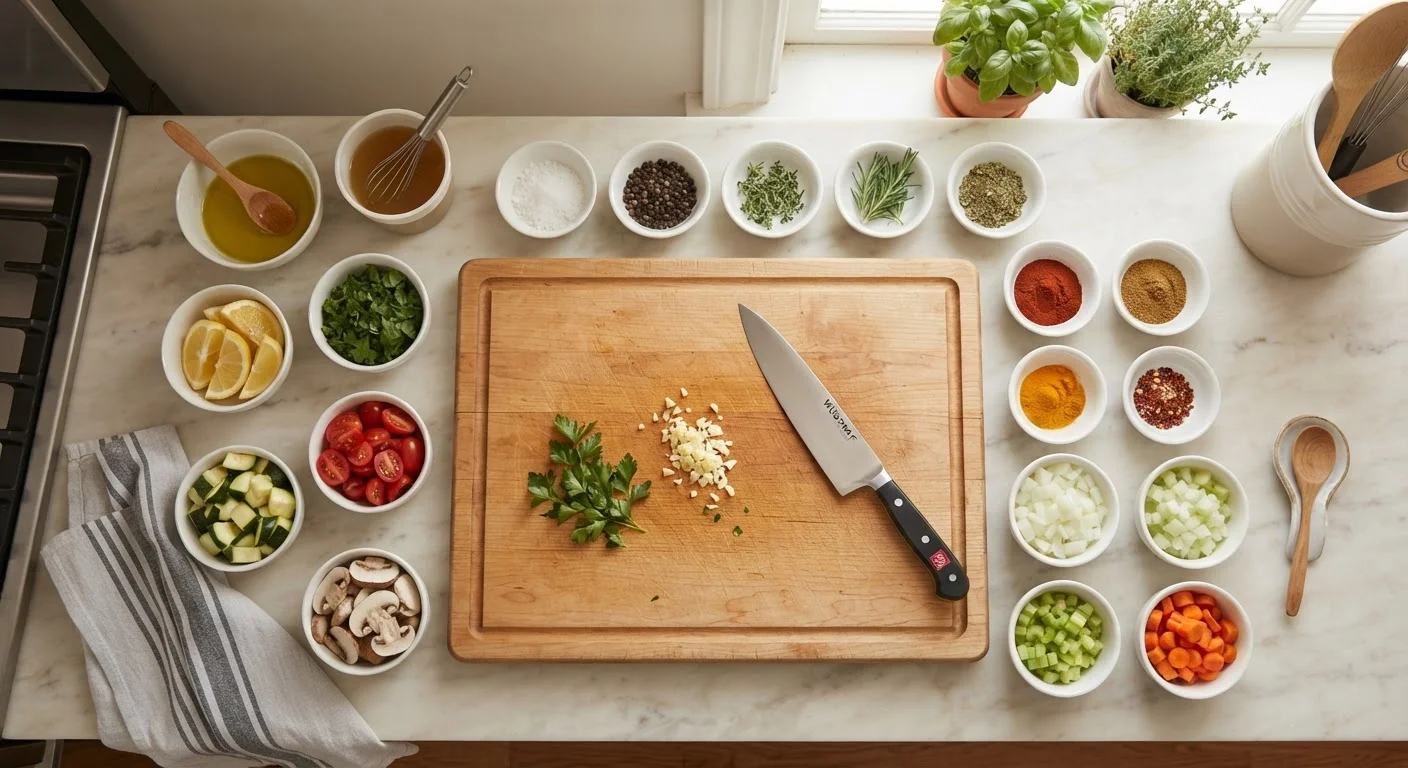 Kitchen Setup Before You Cook: The French Concept of Mise en Place