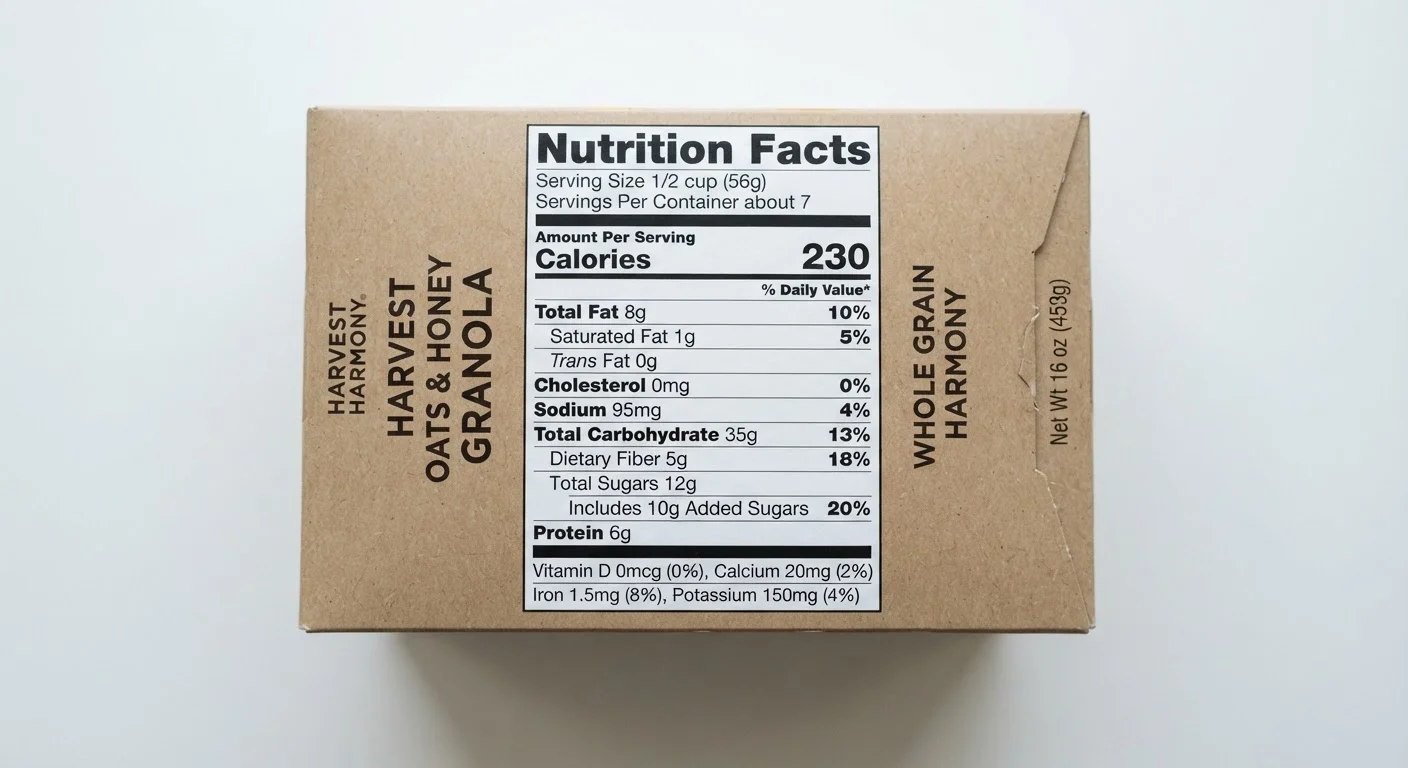 Reading a Nutrition Facts Label Without Getting Confused