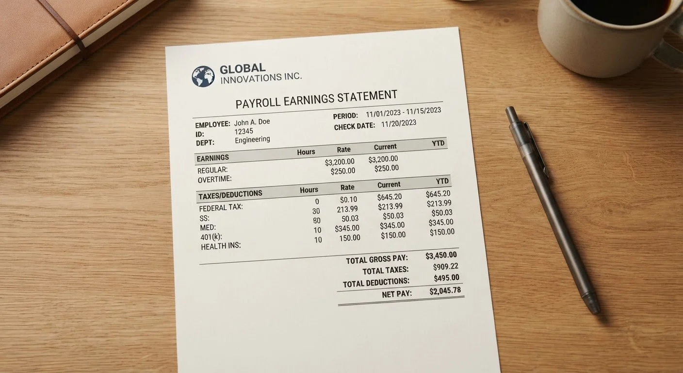 Reading a Pay Stub: What Every Line Item Actually Means