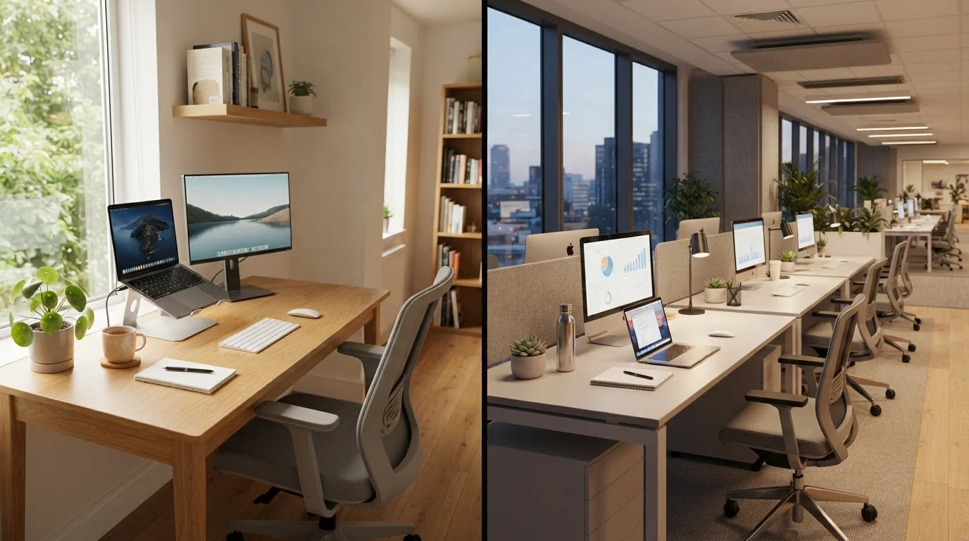 Remote Work vs. In-Office: How Each Arrangement Shapes Your Day-to-Day
