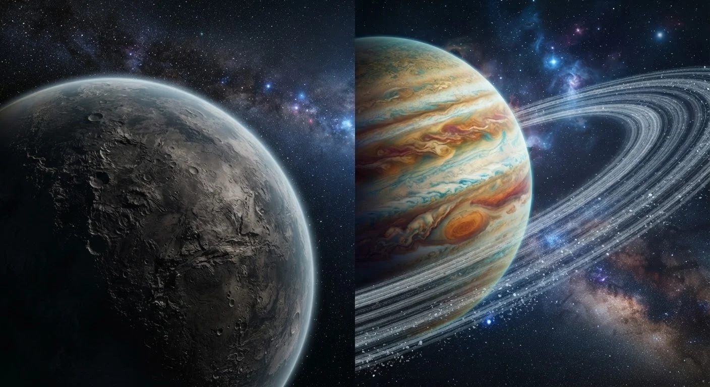 Rocky Planets vs. Gas Giants: What Sets Them Apart