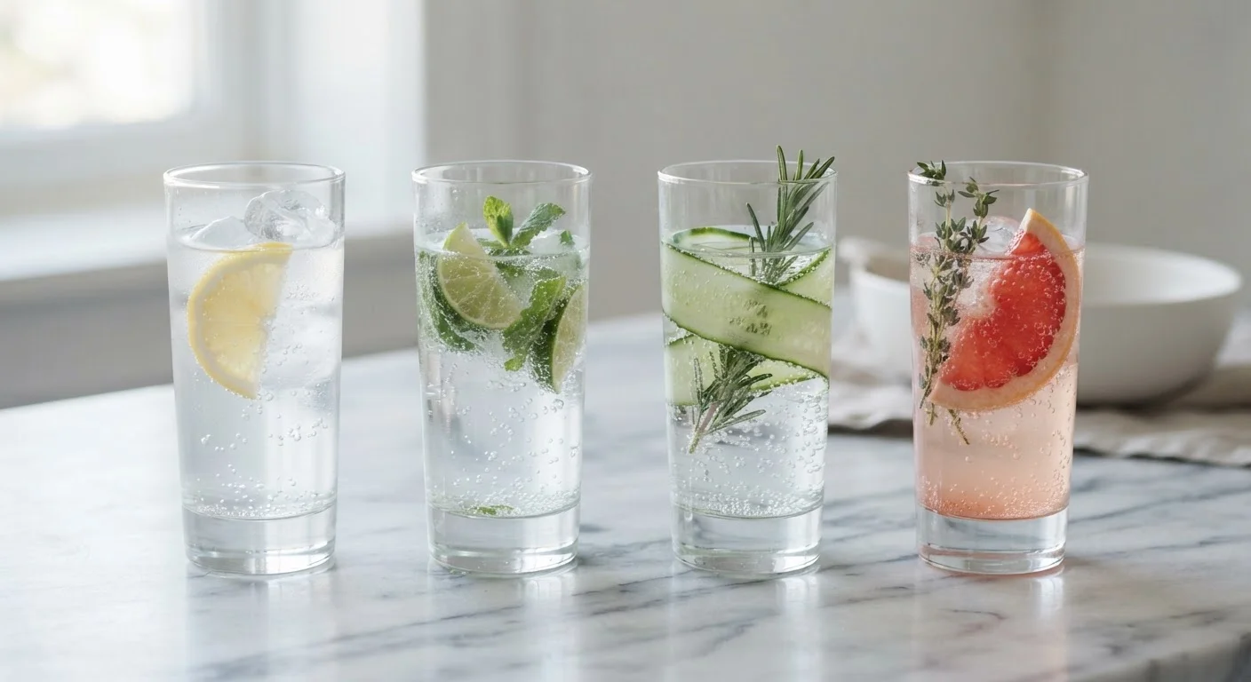 Sparkling Water Varieties: Seltzer, Club Soda, Sparkling Mineral, and Tonic