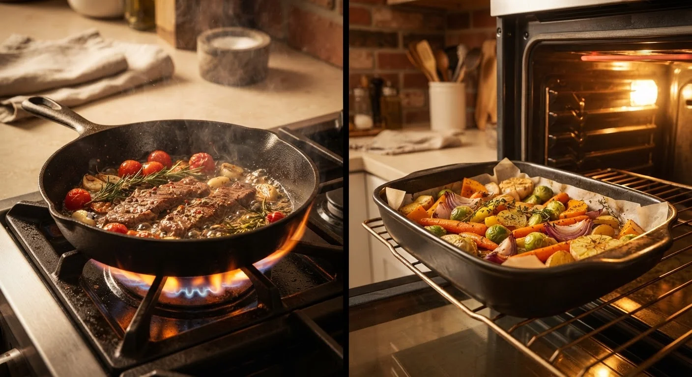 Stovetop vs. Oven Roasting: Choosing the Right Method for the Job