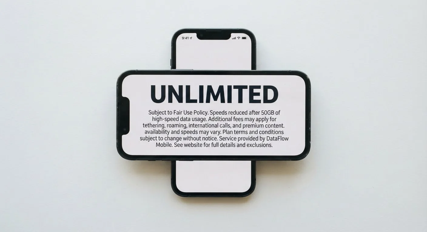 The Real Meaning of 'Unlimited' on a US Wireless Plan