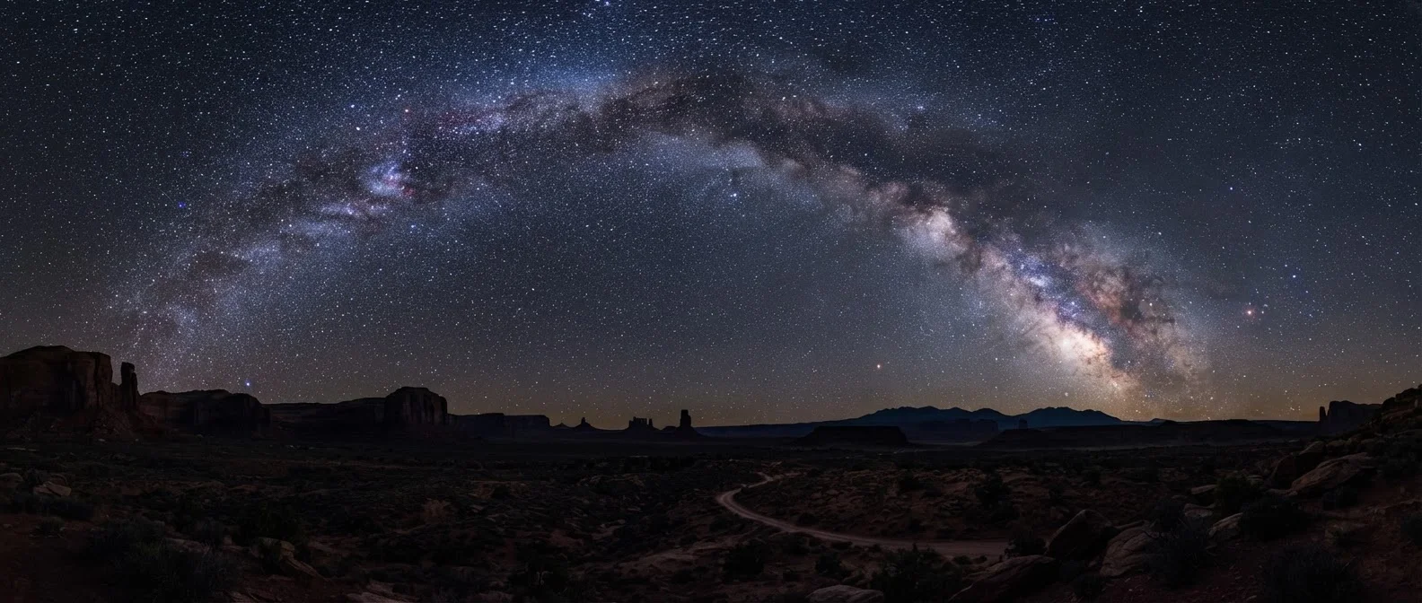 What the Night Sky Looked Like Before Light Pollution